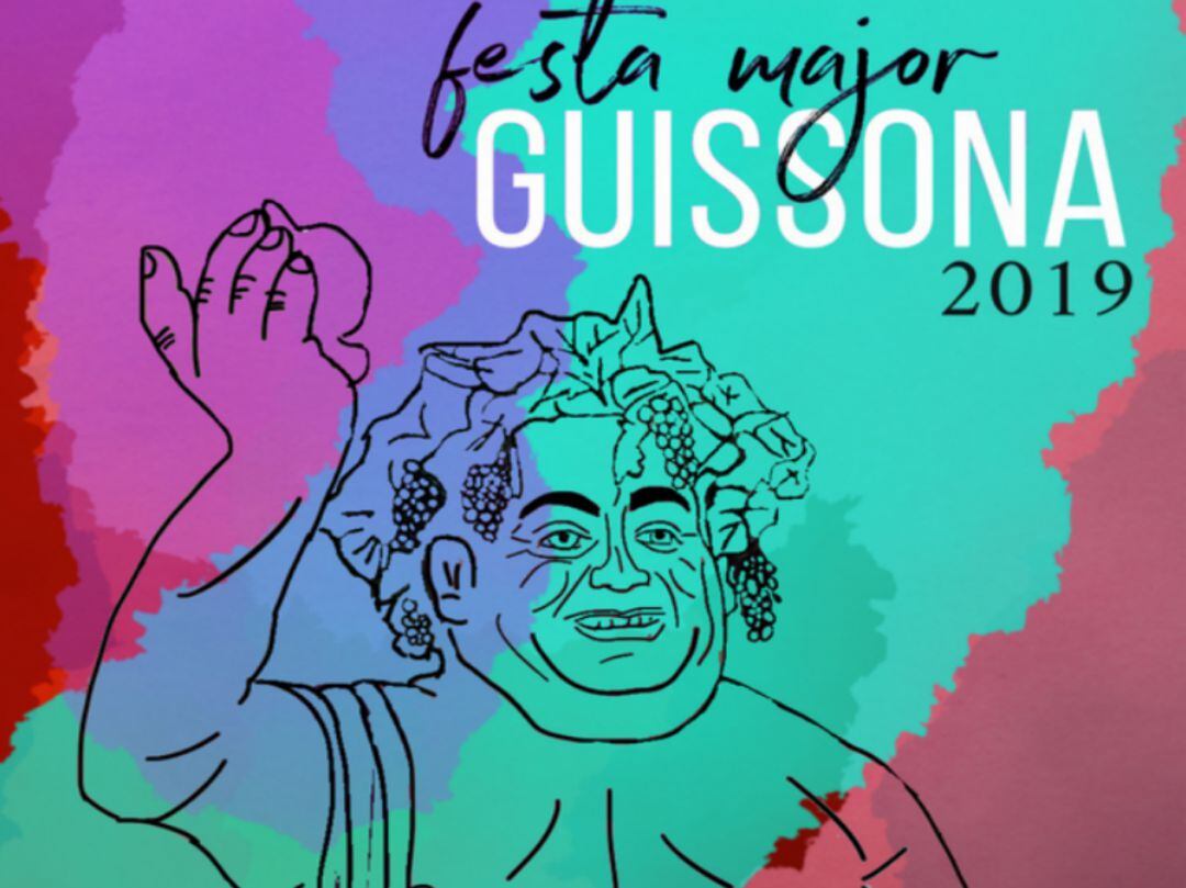 Cartell de la Festa Major de Guissona d'aquest 2019.
