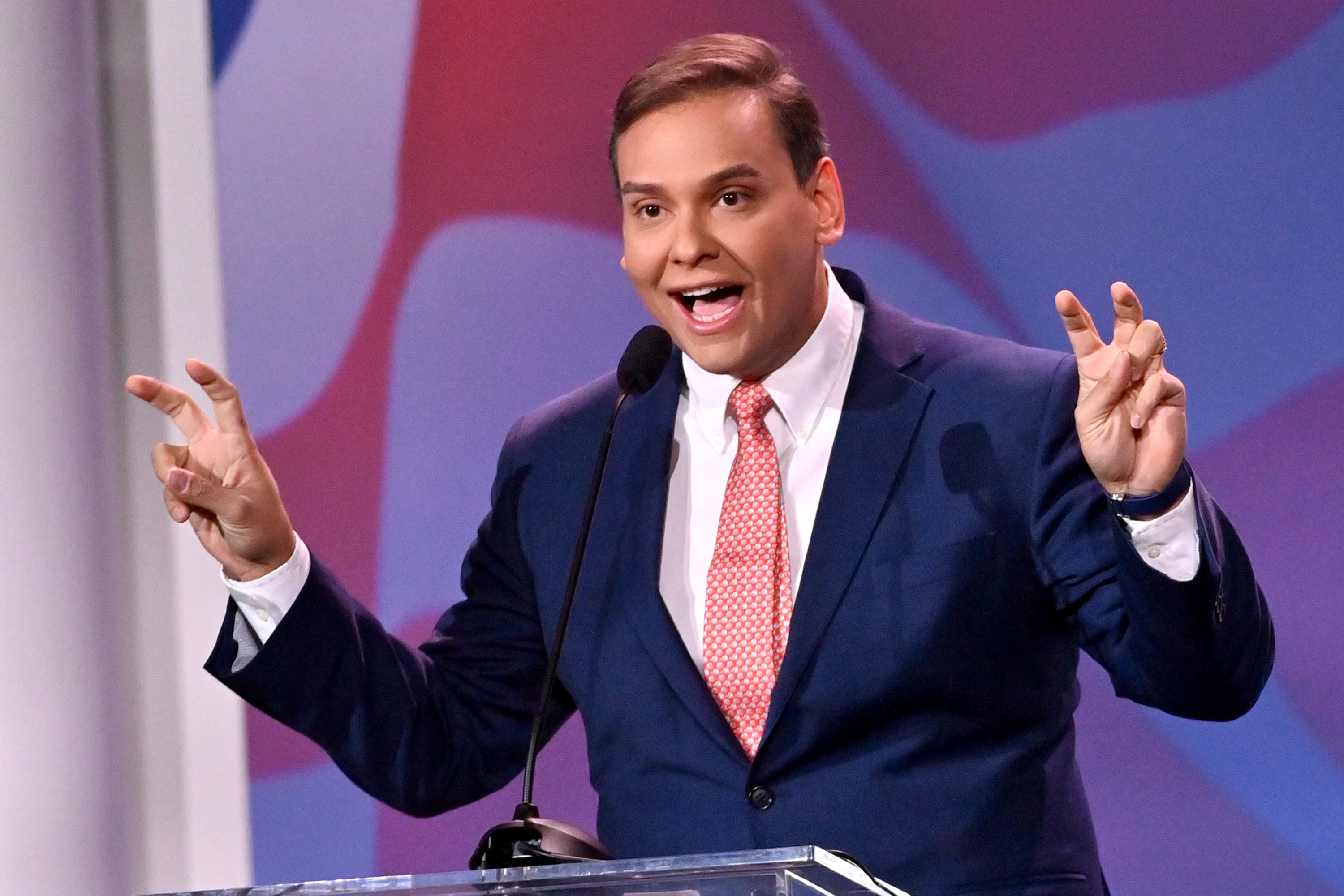 George Santos en una convención republicana en Las Vegas