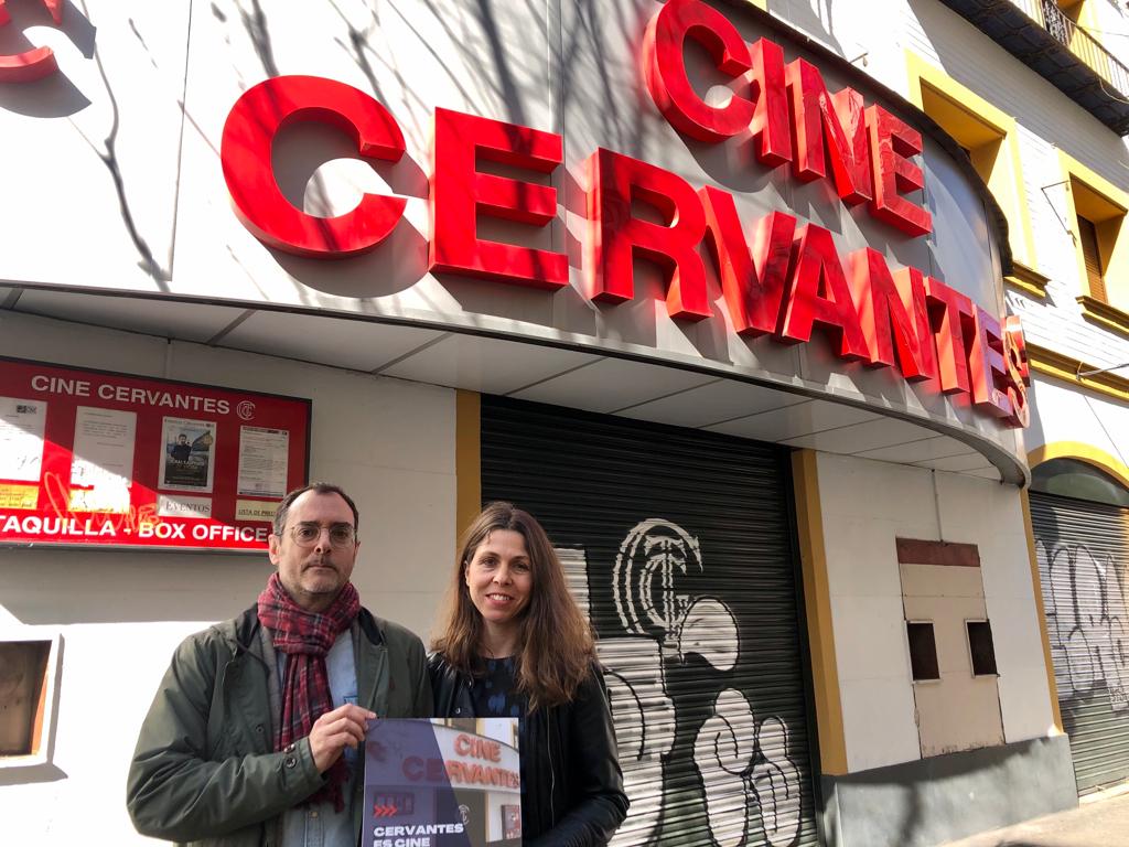 Rafael Jurado y Marta Maldonado impulsores de la Plataforma &quot;Cervantes es cine&quot;