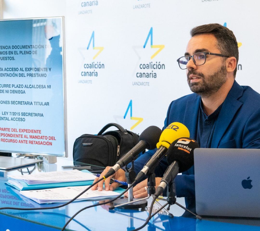 Echedey Eugenio, portavoz de Coalición Canaria en el Ayuntamiento de Arrecife. 