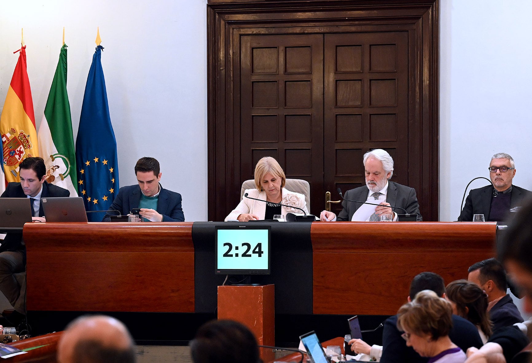 Pleno en el Ayuntamiento de Jerez