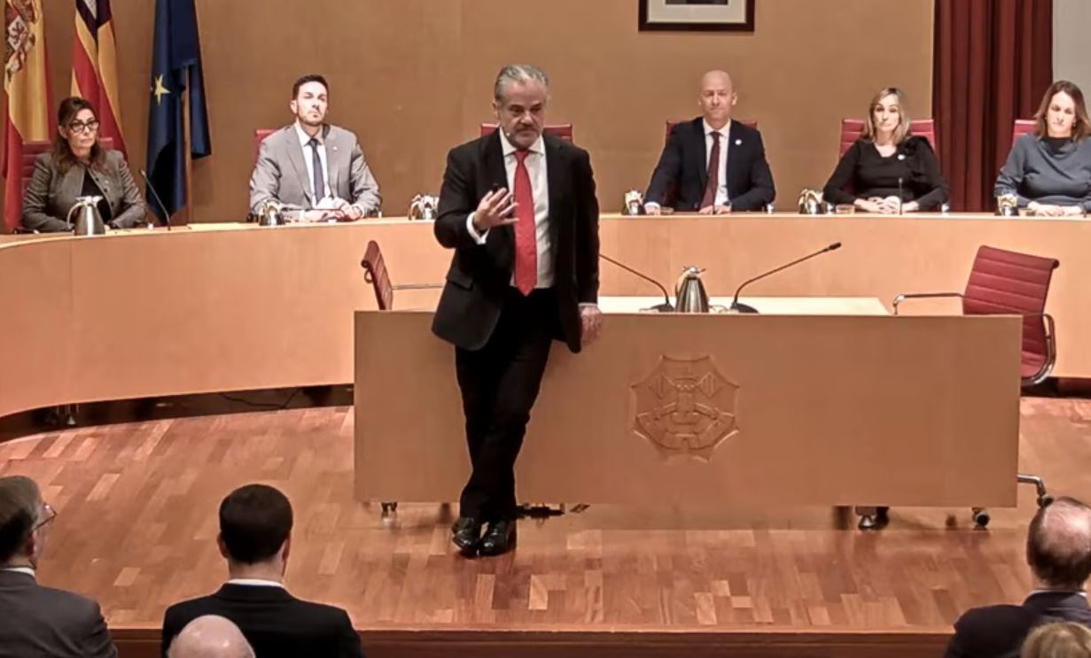 De Quinto durant la seva intervenció