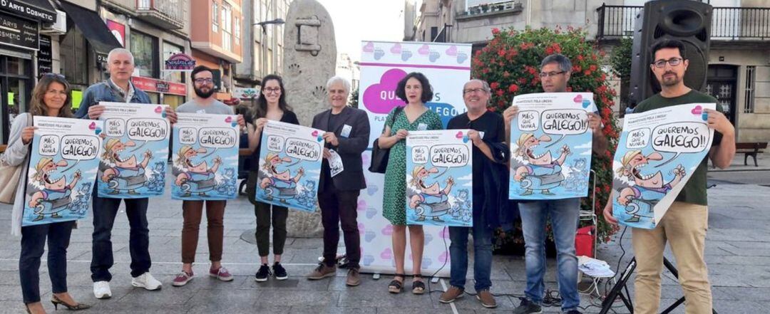 Queremos Galego convoca marcha reivindicativa con motivo del Día das Letras