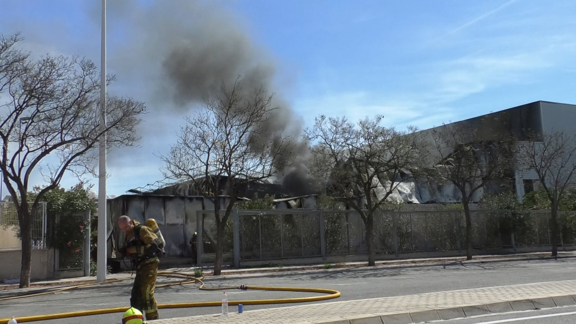 Incendio Fábrica Caster, Parque Empresarial Elche