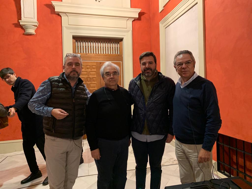 Paco García, Salvador Guijo, Luis Miguel Garduño y Salomón Hachuel