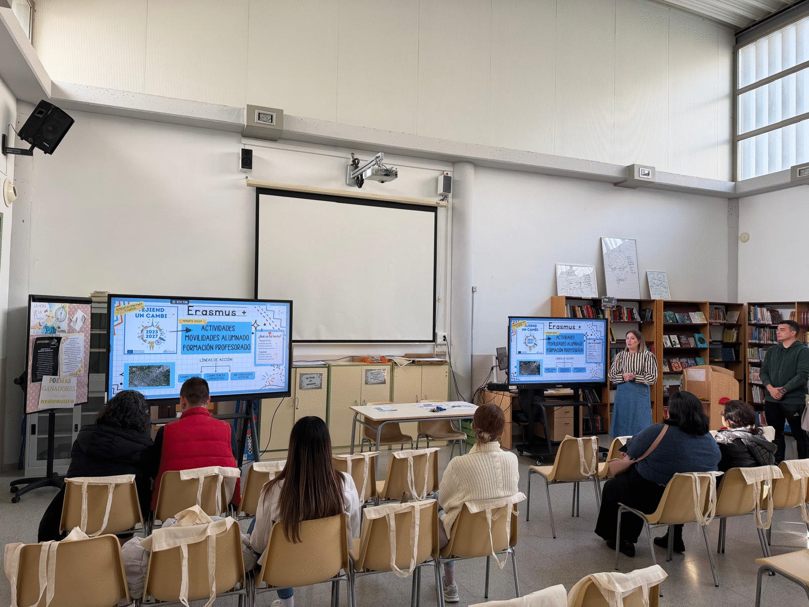 Jornada de puertas abiertas para las familias en el colegio El Espartidero de Zaragoza