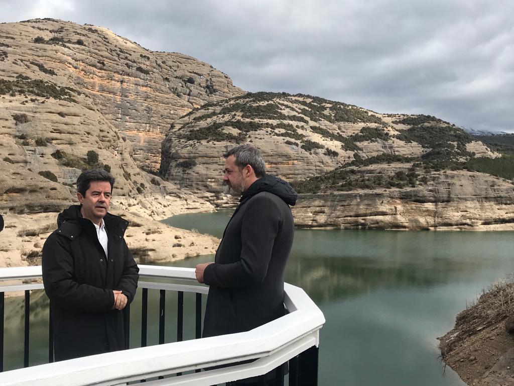 El alcalde de Huesca y el concejal de Servicios Generales han visitado Vadiello