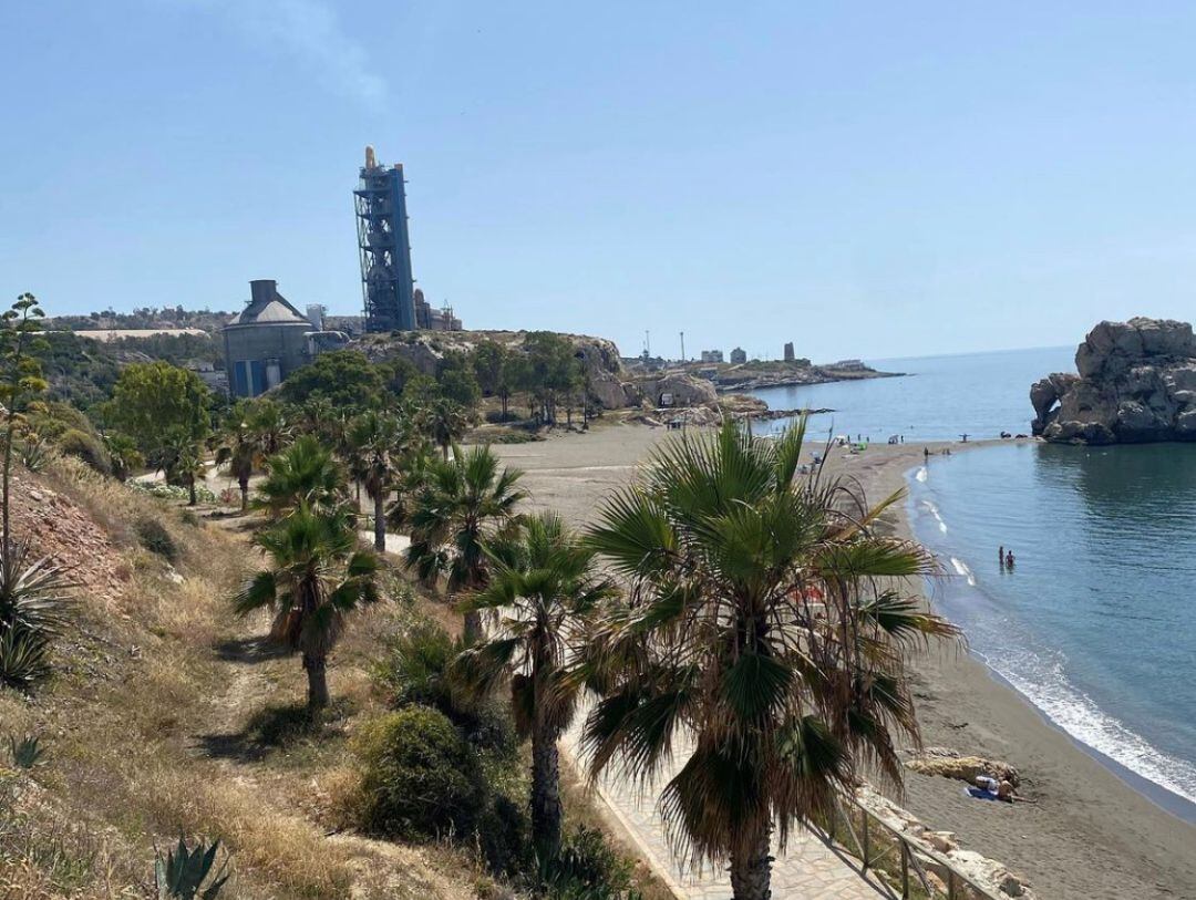Peñón del Cuervo en Málaga capital