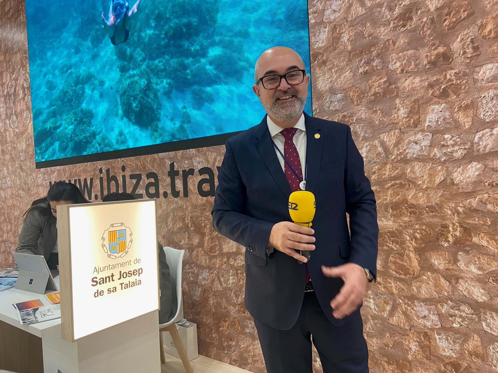 El alcalde de Sant Josep en Fitur 2026