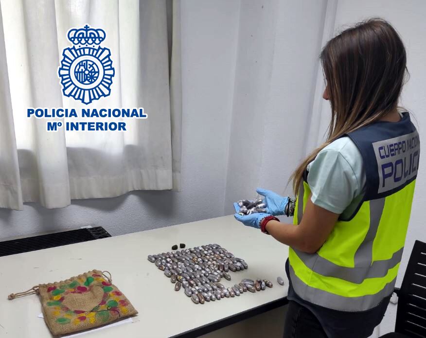 Droga intervenida en dependencias de la Policía Nacional