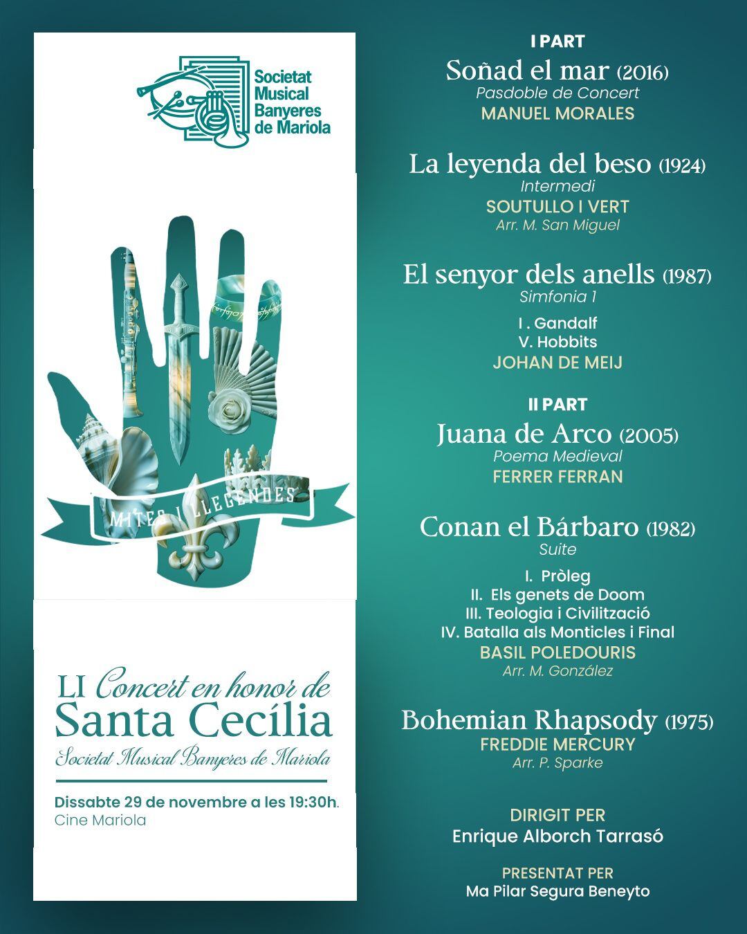 Programa del concierto