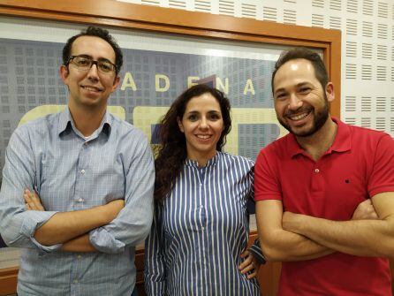 José María Martín, Patricia Huertas y Jacinto Molero.