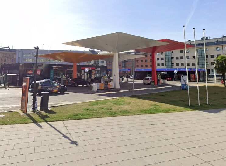 Gasolinera de Eras donde tuvo lugar el suceso