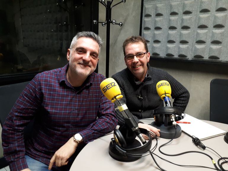 Juan Carlos Abascal, a la derecha, junto a Juanma Cano