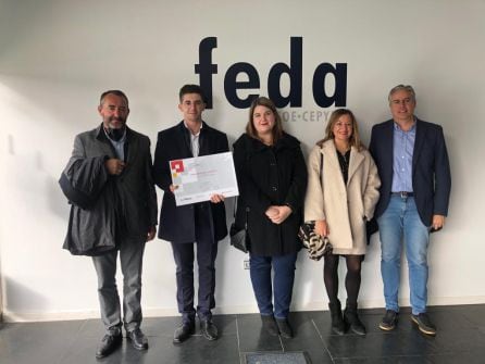 Ferlabs Laboratorio, de izquierda a derecha: José Manuel Vázquez Garrigós, José Manuel Vázquez Catalán (Director Comercial y Responsable de Laboratorio), Eulalia Valverde, Cristina Vázquez Garrigós y Julián Garijo