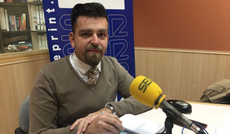 Rafael Martínez, alcalde de San Martín de la Vega, en los estudios de SER Madrid Sur