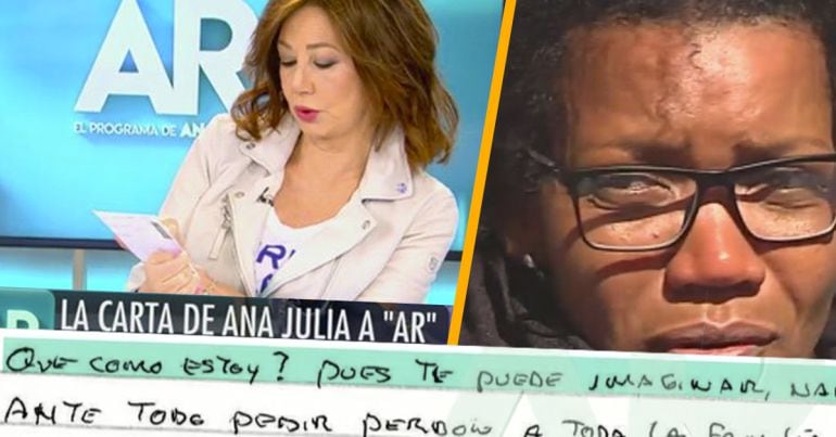 Ana Julia escribe una carta en exclusiva a Ana Rosa Quintana contando su versión del asesinato de Gabriel.