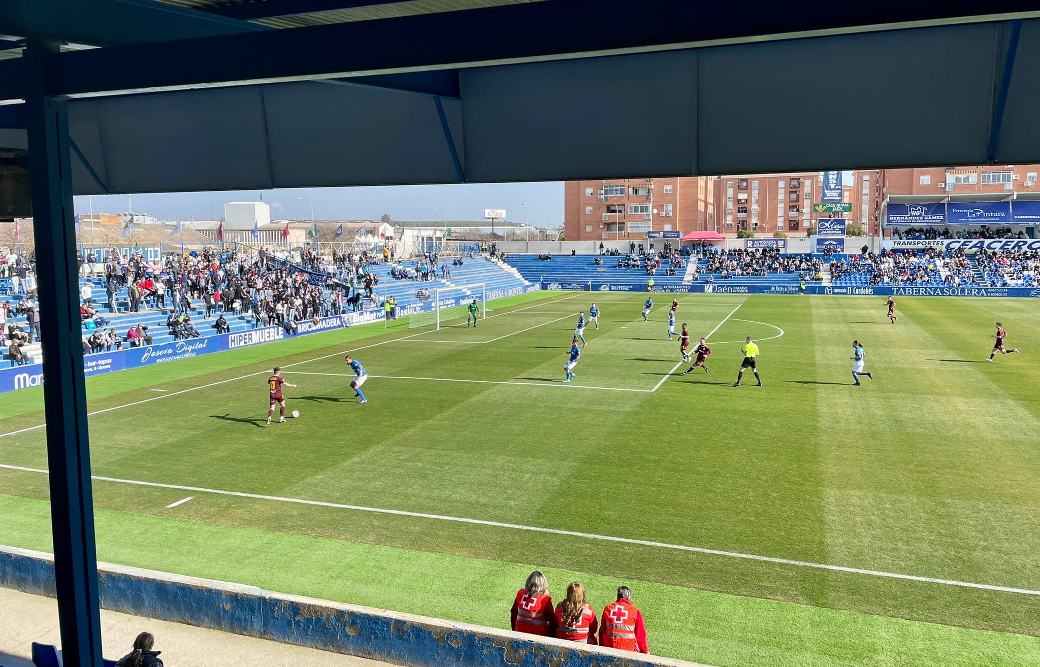 Partido disputado este domingo entre Linares y Albacete