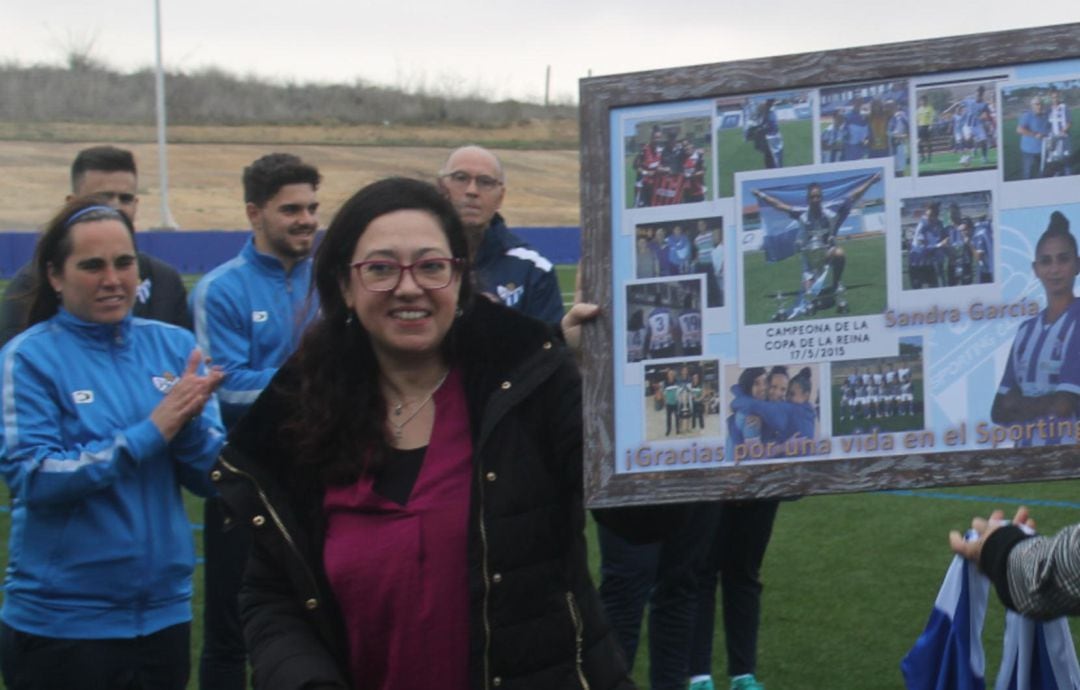 Manuela Romero, presidenta del Sporting.