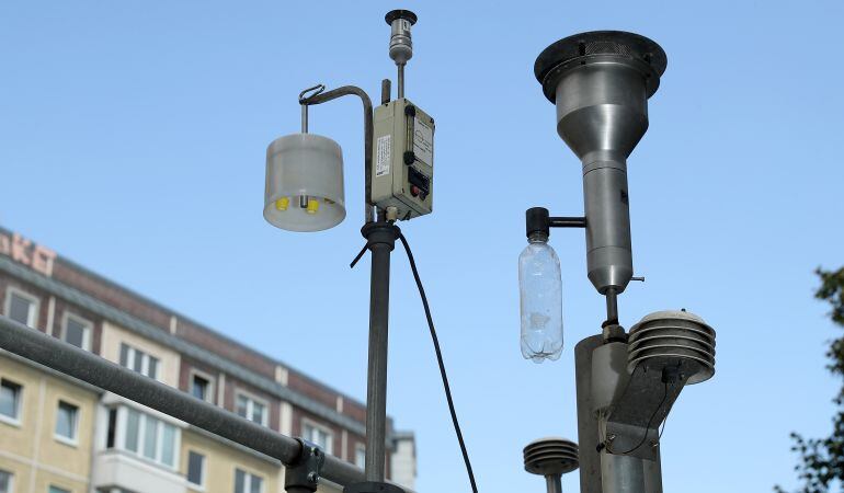 Una estación de medición de calidad del aire