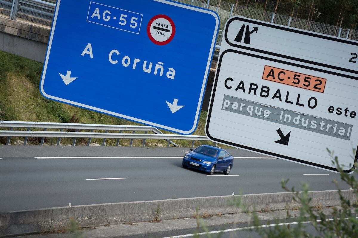 CARBALLO, 280919. TRAMO AUTOPISTA AG-55 CARBALLO - CORUÑA