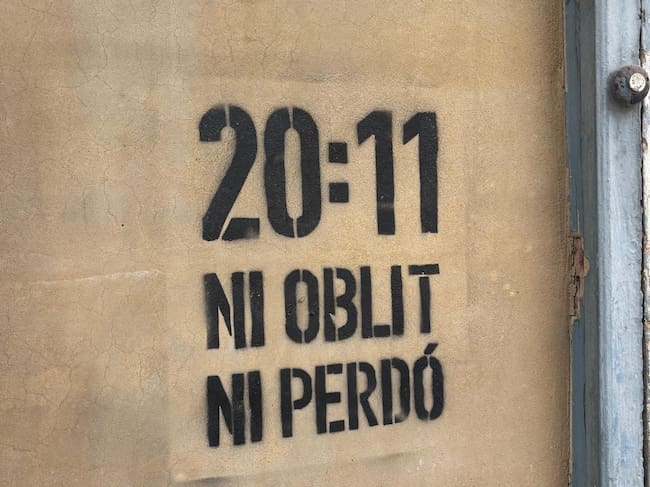 Fachada de la casa de Manuel Álvarez, uno de los 229 fallecidos en la DANA. Su hija Rosa es hoy la presidenta del Asociación de Víctimas Mortales de la DANA. (Isabel Villar).