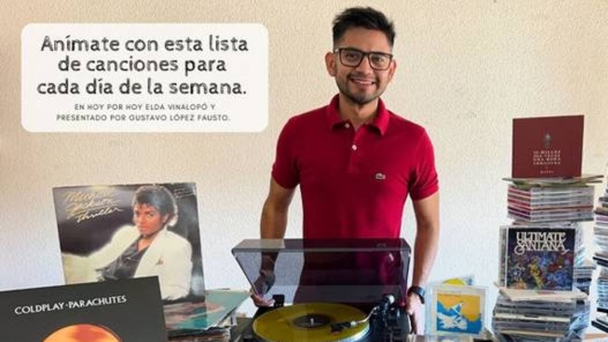 “Una canción para cada día de la semana”, espacio musical conducido por Gustavo López Fausto
