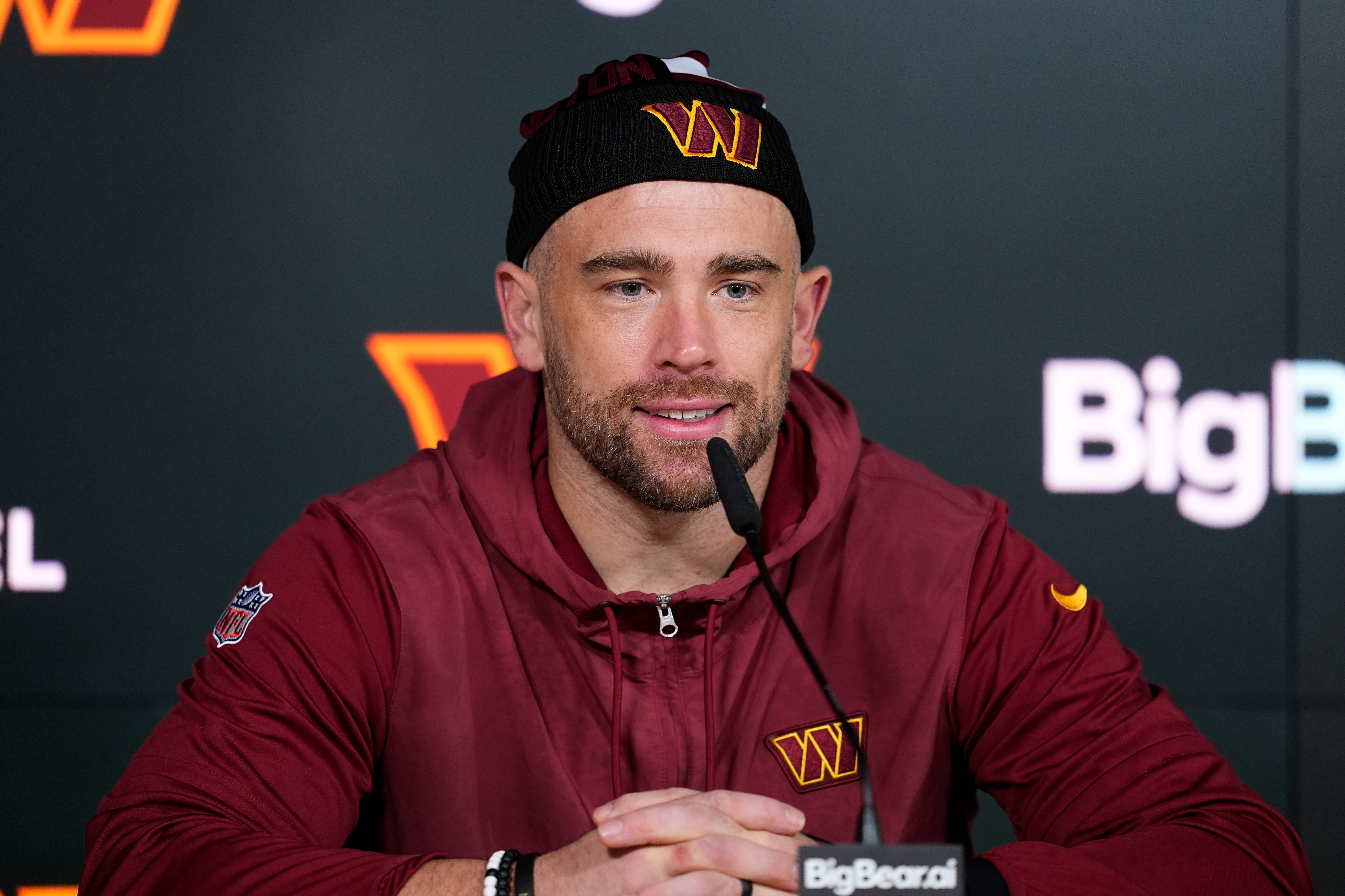 Zach Erzt, jugador de los Washington Commanders