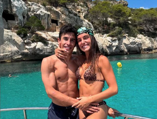 El líder del mundial de MotoGP descansa a Menorca.