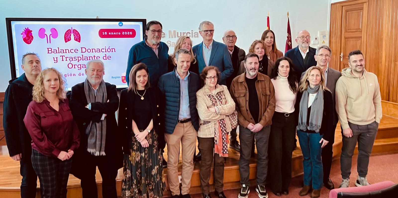 El consejero de Salud y el coordinador regional de trasplantes presentaron hoy los datos sobre donación de órganos