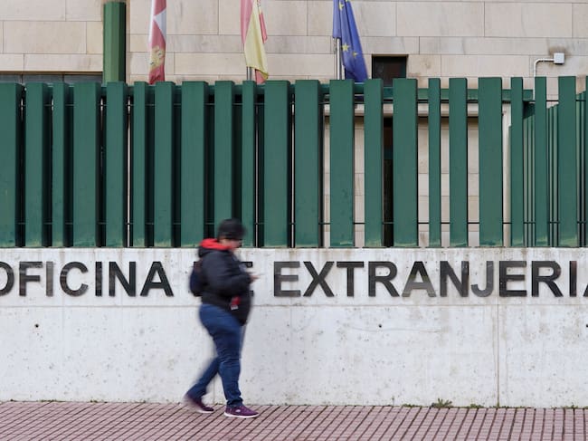 Vista de una oficina de Extranjería en Valladolid