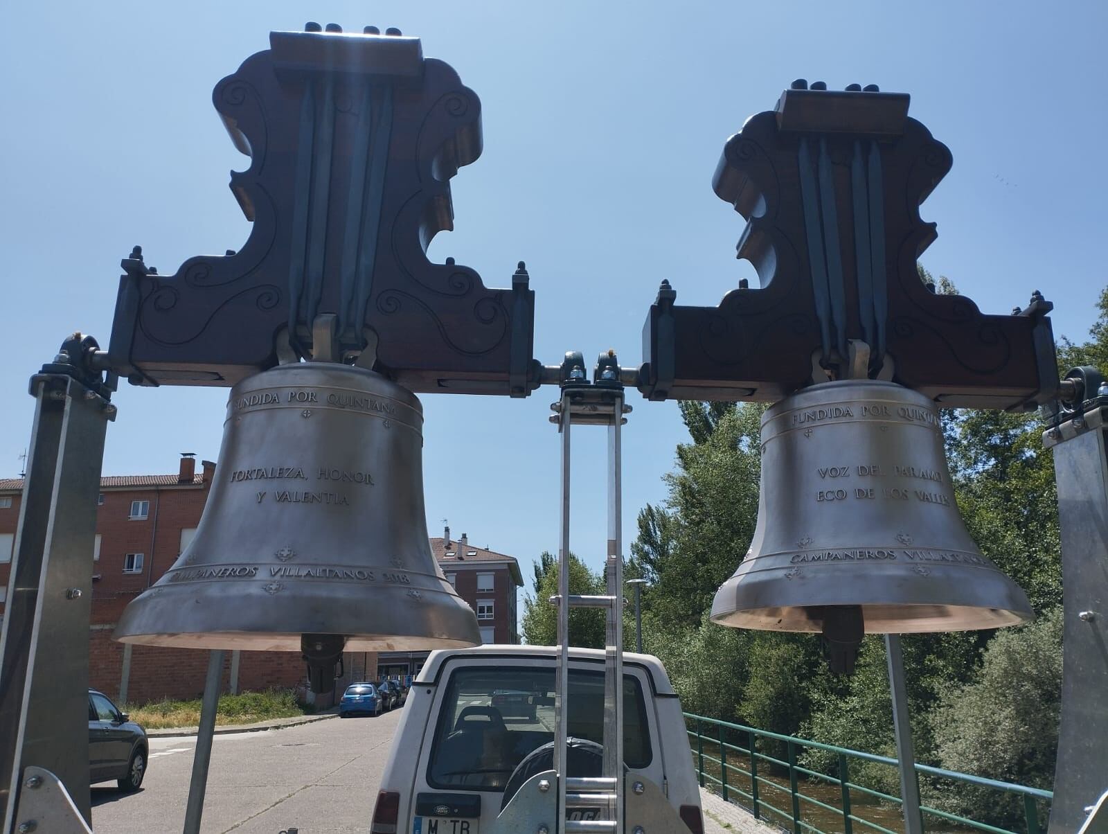Curiosa iniciativa en el Camino de Santiago con protagonismo de campaneros palentinos