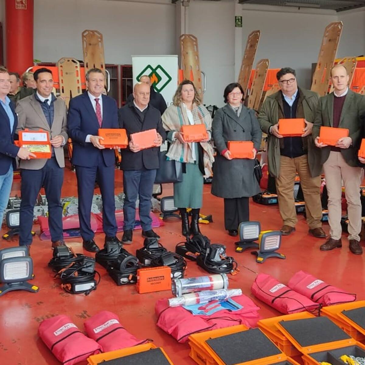 Morón recibe nuevo material para su parque de bomberos