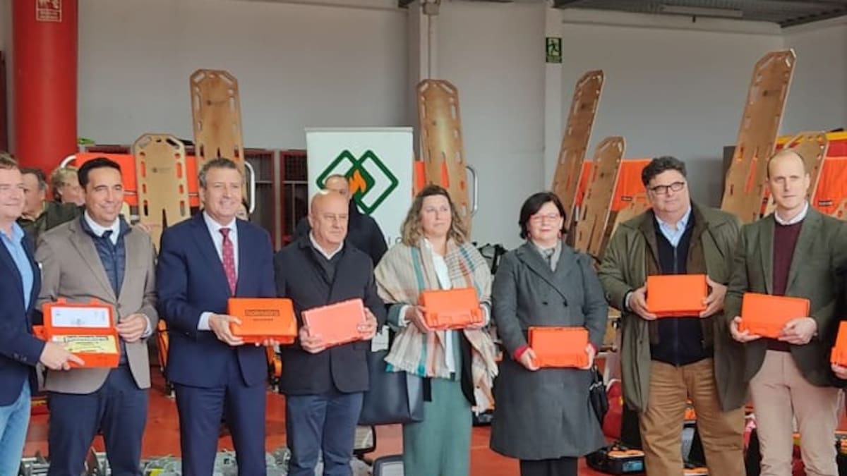 Morón recibe nuevo material para su parque de bomberos