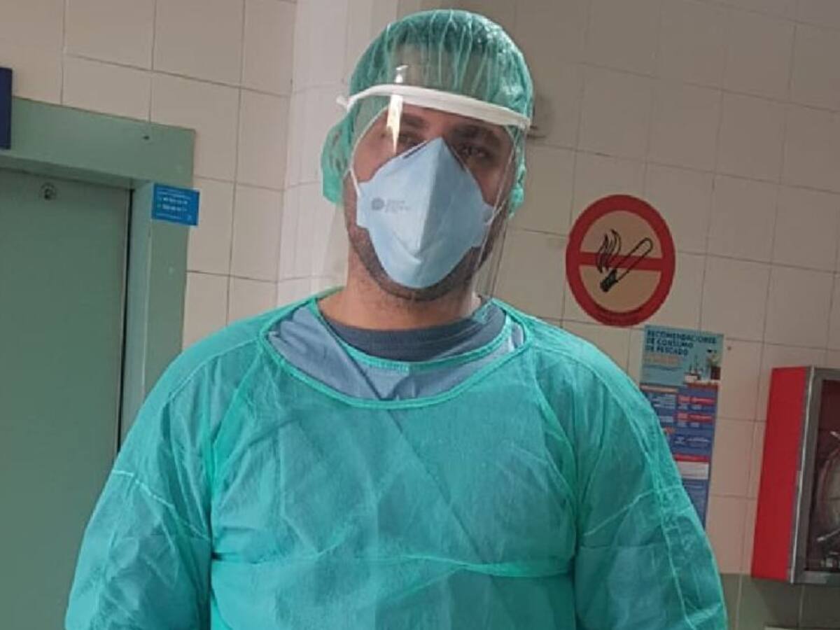 Se buscan materiales para seguir fabricando protectores faciales para sanitarios