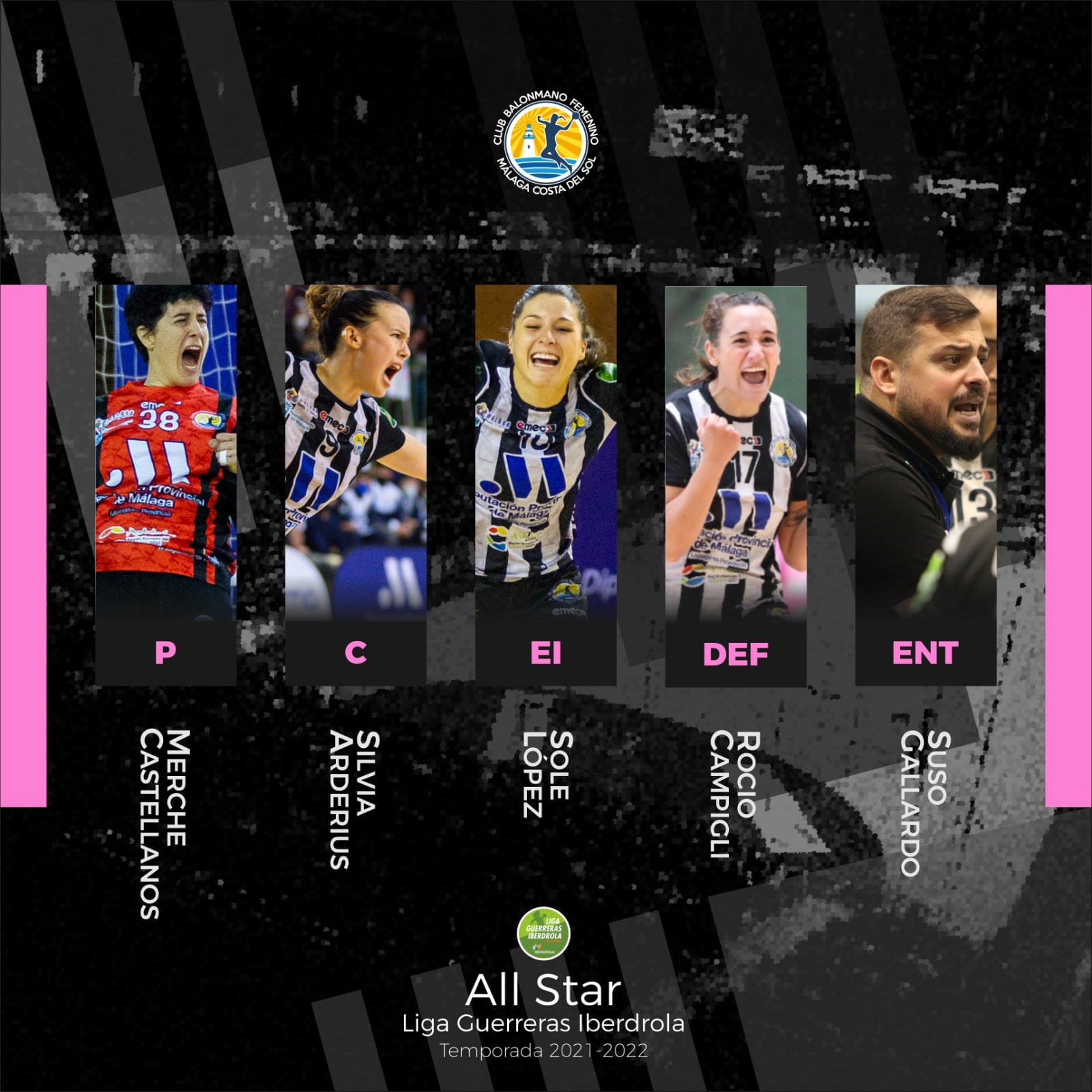 Los cinco premiados del Costa del Sol en el All Star de la Liga Guerreras Iberdrola
