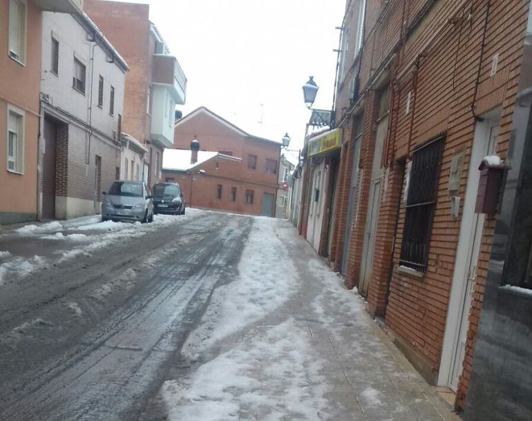 Estado en el que se encontraba una de las calles del barrio