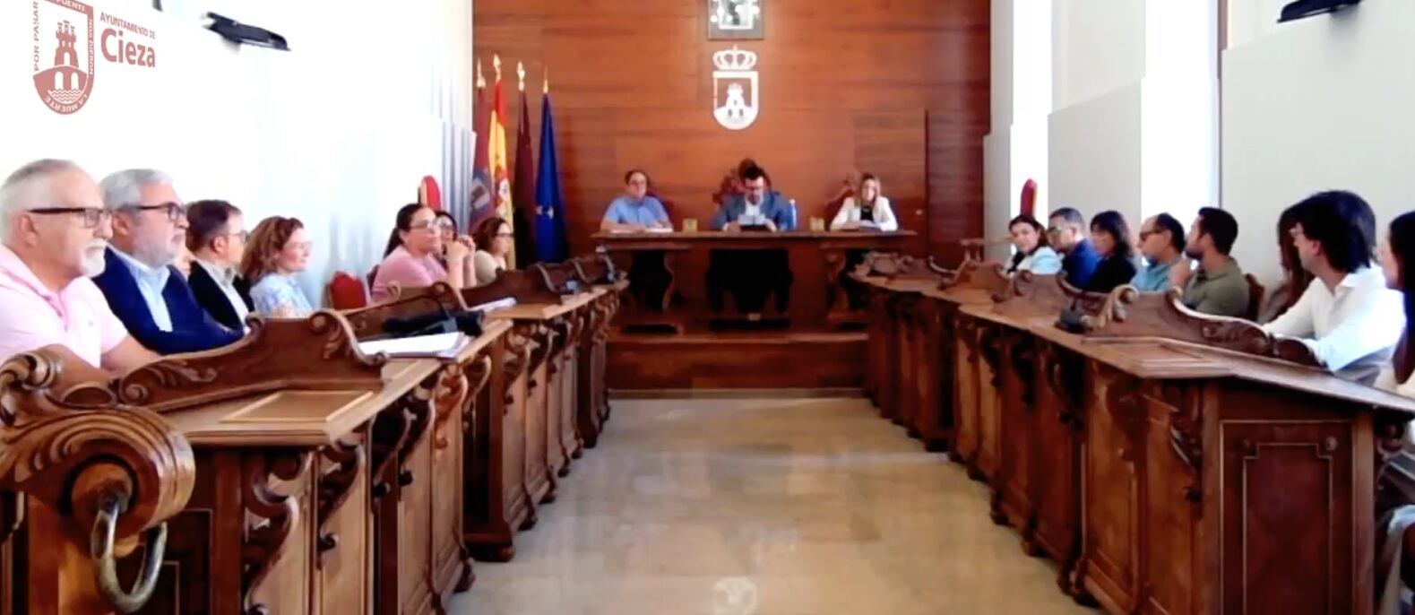Pleno extraordinario donde se ha debatido la Cuestión de Confianza presentada por el alcalde de Cieza