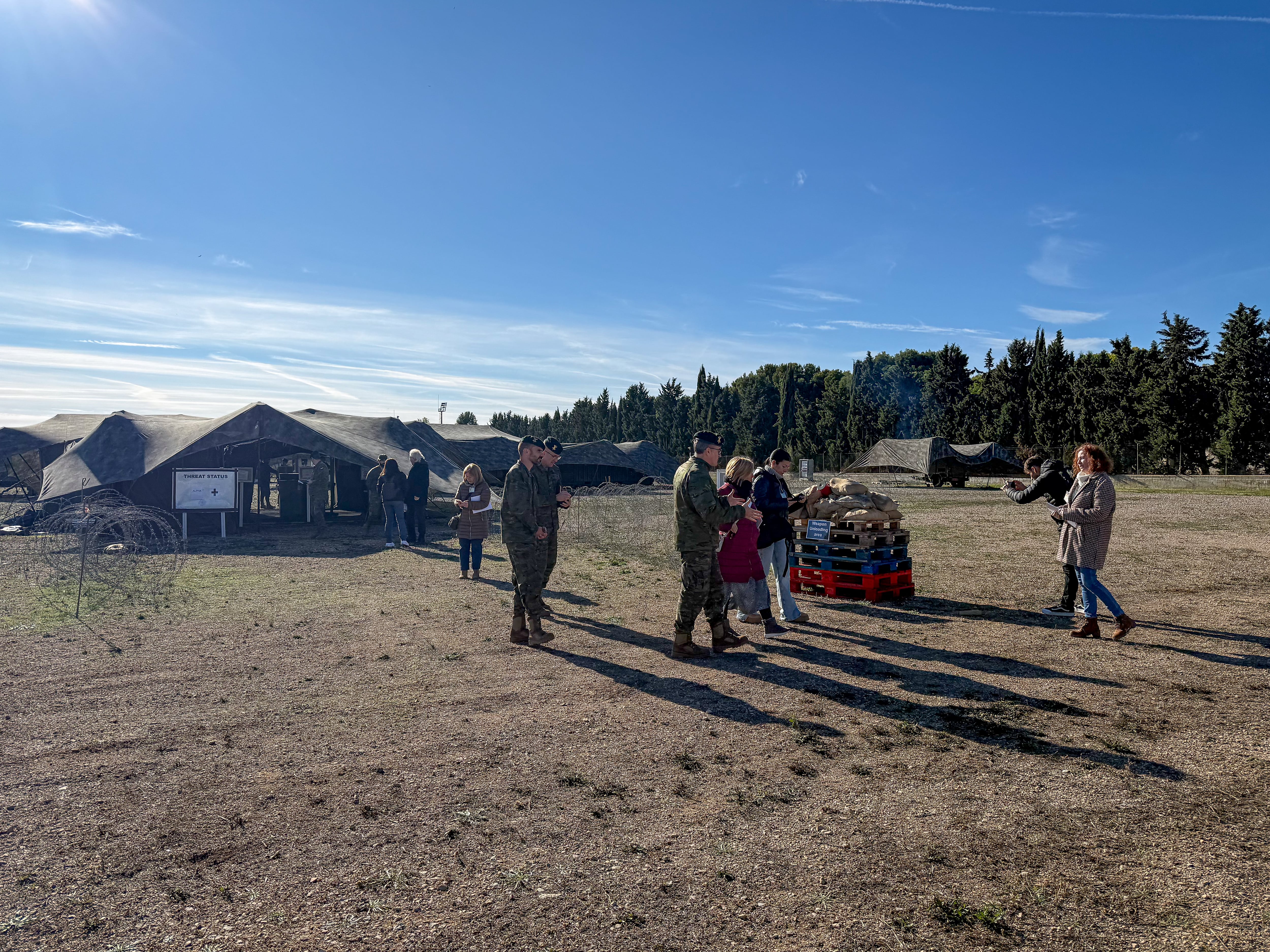 Instalaciones preparadas para el ejercicio Toro 25