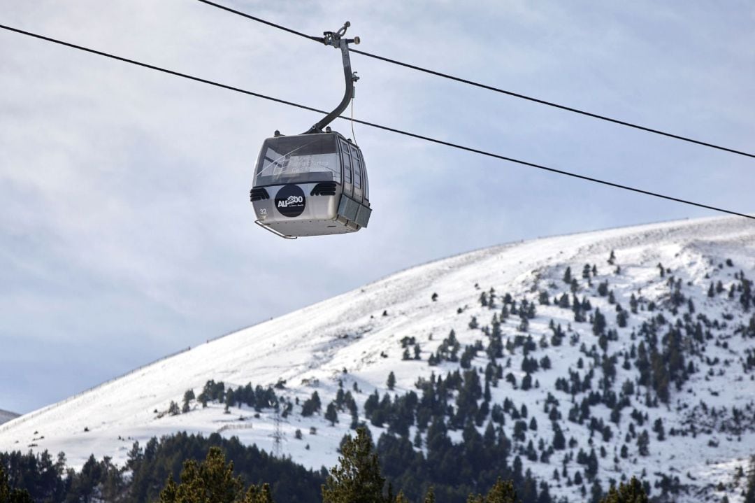 Un telecabina a la Molina