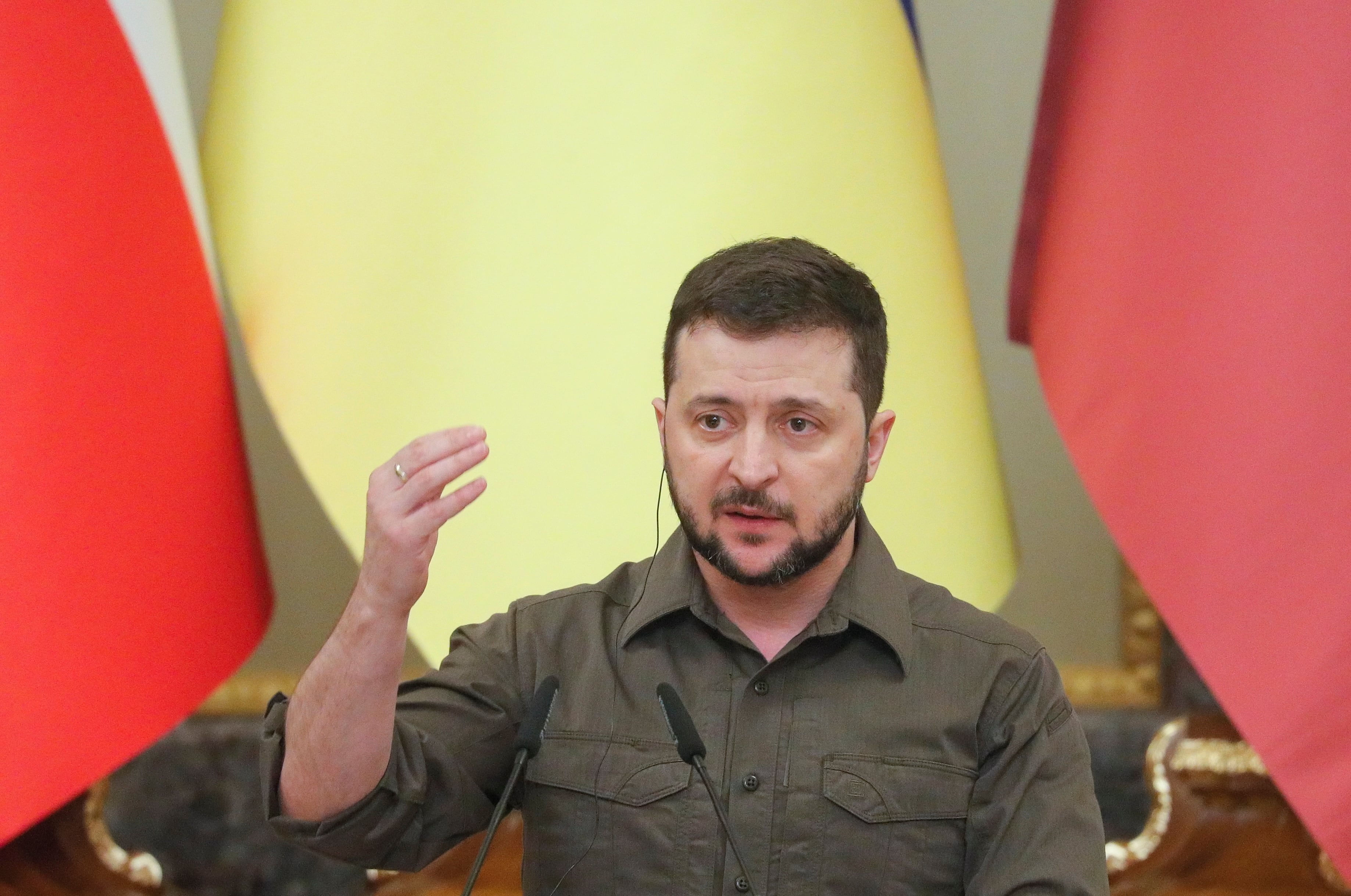 El presidente de Ucrania, Volodomir Zelenski