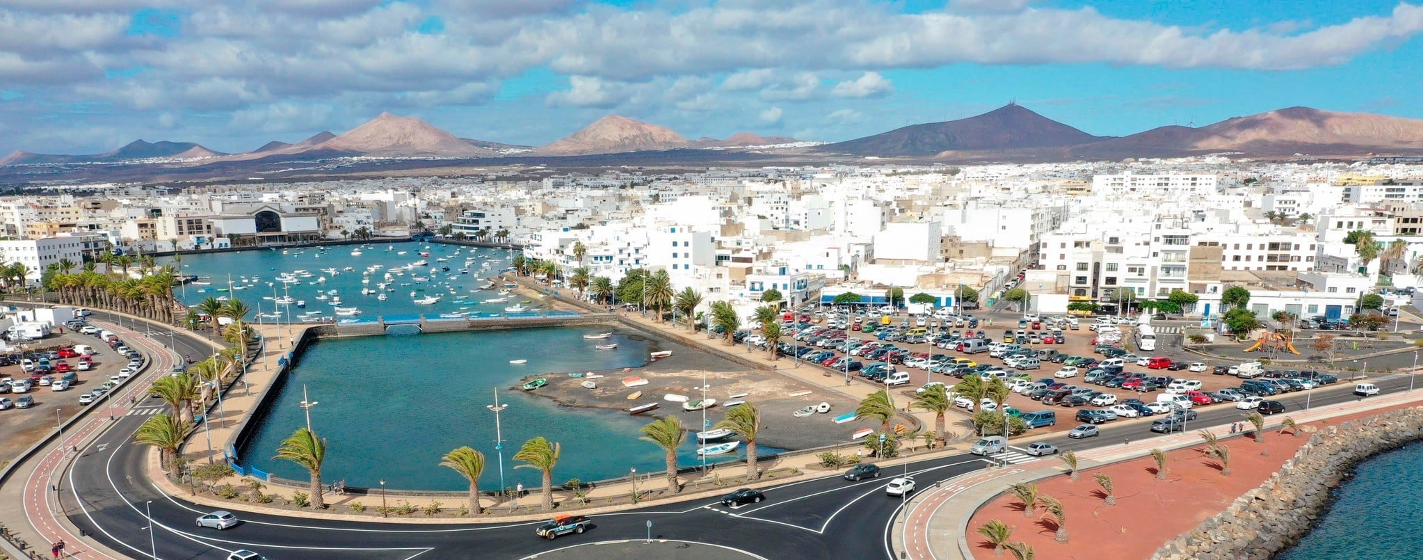 Imagen aérea del solar de Ginory, en Arrecife.