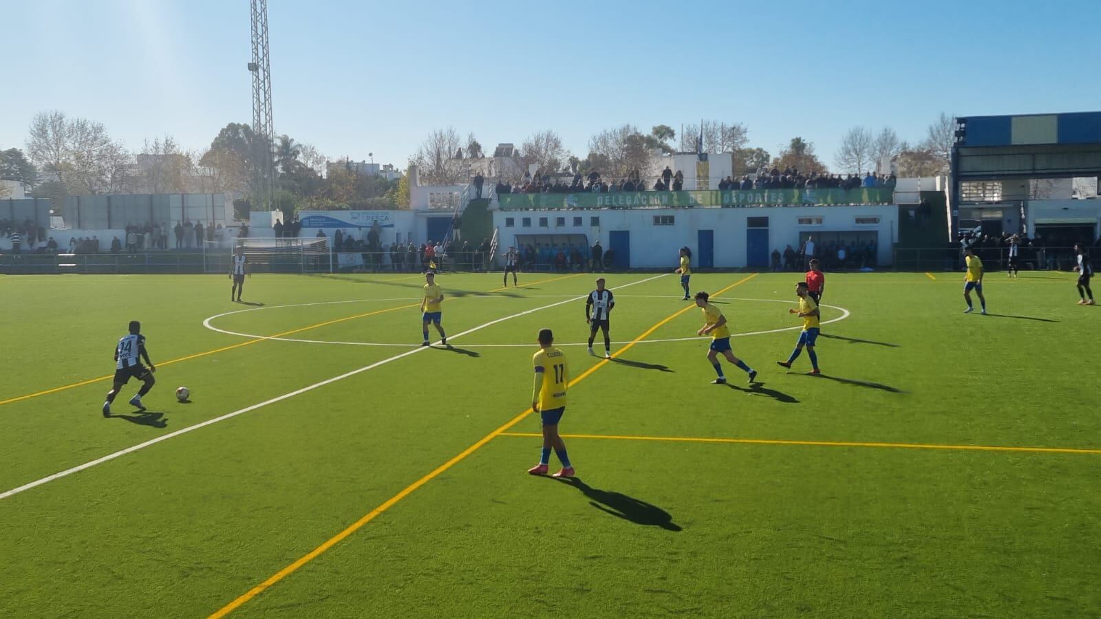 Un lance del partido