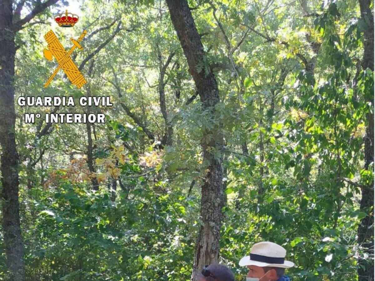 La Guardia Civil realiza un auxilio a un senderista que sufrió una fractura de tobillo