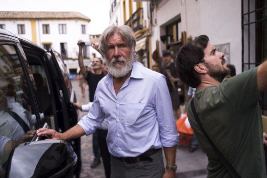 Harrison Ford en la Mezquita de Córdoba