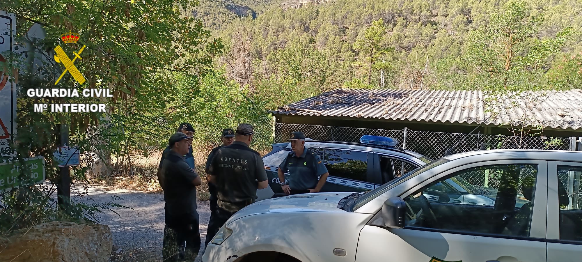 Guardia Civil y Agentes Medioambientales vigilan Las Chorreras