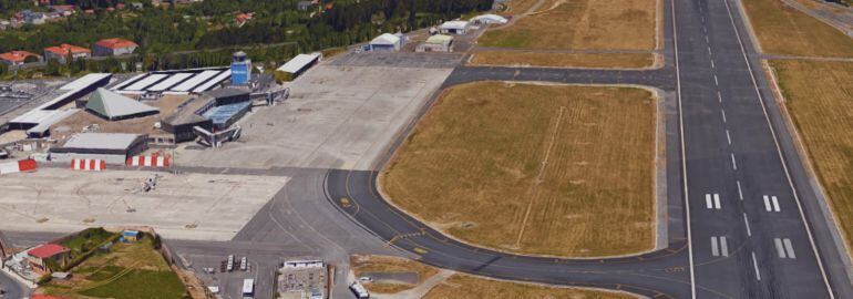 Pista del aeropuerto de Alvedro