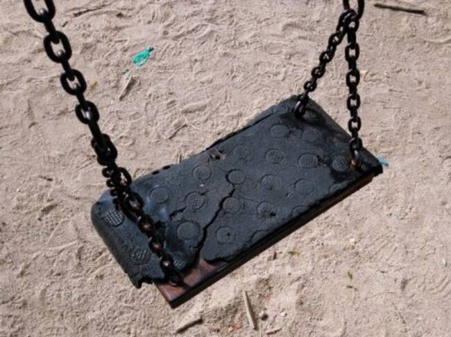 Imagen de un columpio en un parque de Ávila