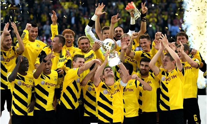 El Borussia Dortmund se proclama campeón de la Supercopa de Alemania