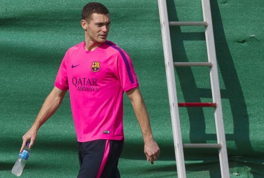 23/08/14 BARCELONA  ENTRENAMIENTO  VERMAELEN